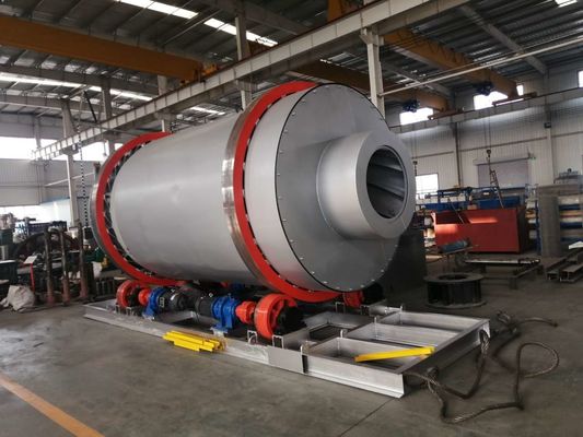 Оборудование для сушки с газовым нагревом на барабанах для промышленного речного песка