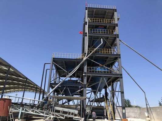 Система мытья песка 50-100 TPH для удовлетворения потребностей клиента в песке стеклянного качества