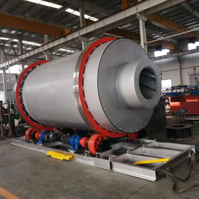 Газовая нагревательная песок три вращающегося барабан сушилки для 20-40 мм гранулированных и порошкообразных материалов