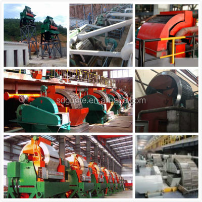 30-200 TPH Мощность GTLH-200 Магнитный сепаратор с 1,4-2.2T фоновым магнитным полем